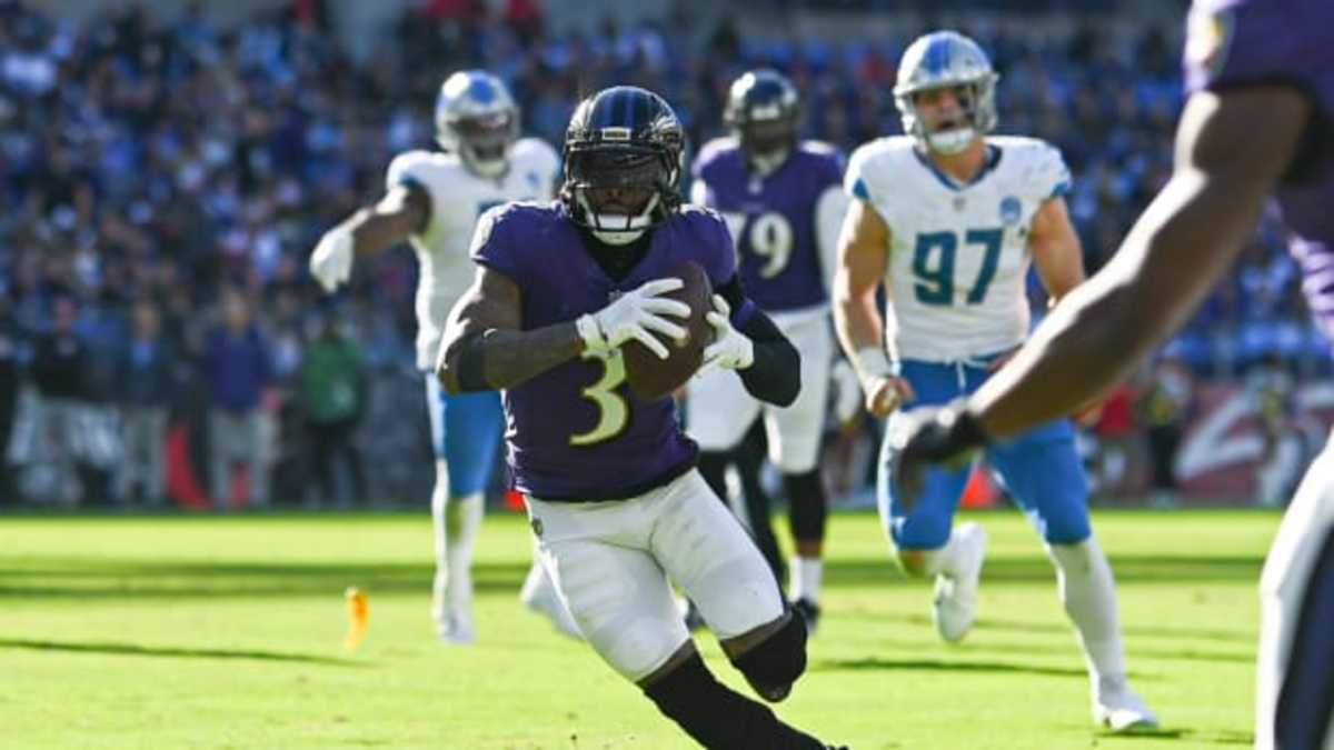Ravens receiver Odell Beckham JR. (3) wants to be a factor in the offense, says John Harbaugh.